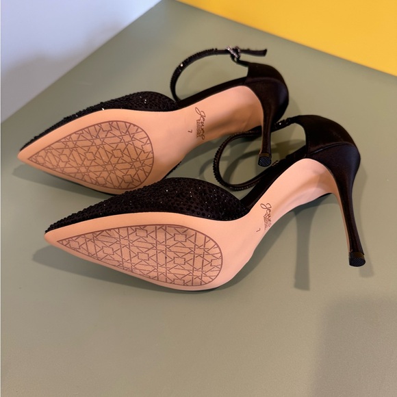 ✨ Jewel Badgley Mischka Jailene Ankle Strap Stiletto - Size: 7 - NWOB! ✨ - Picture 7 of 8